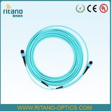 High Density MTP/MPO Cable Assemblies Pull 1 Fiber Optic Cable with 12, 24, or More Fibers