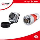 9 Pin Metal Female Socket Signal and Power Connector