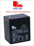 12V5ah Toy Cars Rechargeable Valve Regulated Lead Acid Battery