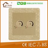 Double Speed Controller or Dimmer Wall Switch