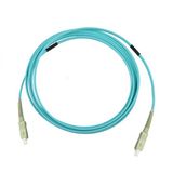 Om3 Multimode Sc to Sc Simplex Armored Fiber Patch Cable