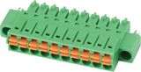 Pitch 3.5mm Plug-in Terminal Block with Nut (WJ15EDGKNM-3.5)