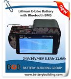 36V E-Bike Lithium Rechargeable Battery New Downtube Battery Pack with Bluetooth BMS