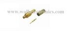 MMCX Male Straight Connector, Straight MMCX Male, MMCX Connctor for Rg174, Rg316, LMR100 Cable, Gold Plated, 50ohm