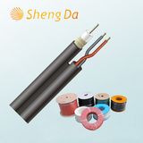 75 Ohm RG6 Communication Coaxial CCTV Combo Cable