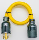 Generator Extension Cord 25-Foot 10/3 30 AMP 3 Prong NEMA L14-30 Locking Eextension Cord