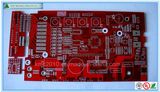 Double-Sized PCB with Red Solder Mask/HASL Lf