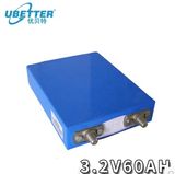 3.2V 60ah LiFePO4 Battery Aluminum Shell for Storage Power Battery