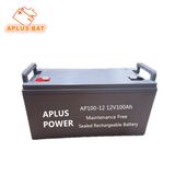 12V 100ah Sealed Medium Size VRLA Batteries for Electronic Appliance