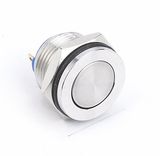 16mm Hyperplane Flat Round Vandal Metal Push Button Switch