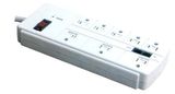8 Outlets USA Power Strip Extension Cord with UL Approval (RPU-FL-TP8S3-M)