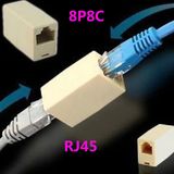 Dual Port Female RJ45 Socket 8p8c Cat5e Ethernet Connector Signal Modular Network
