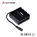 Rechargeable 14.8V 4400mAh Li-ion Battery for Diving Light