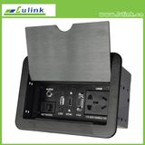 Flip Open Multimedia HDMI VGA USB Desktop Socket