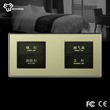 Elegant Electrical Waterproof Push Button Switch and Socket
