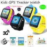Hot 3G/WiFi Portable Kids GPS Tracker Watch with Real-Map D18
