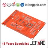 PCB Layout PCB Prototype with Red Solder Mask