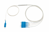1X4 Fiber Optical Blockless PLC Splitter