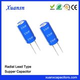 Lead Type Super Farad Capacitor 2.7V 1f Capacitor