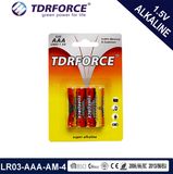 1.5V Size China Factory Alkaline Dry Battery (LR03-AAA-Am4)