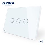 Livolo 3 Gang 2 Way Wall Light Touch Switch Vl-C903s-11