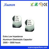 220UF 6.3V Ultra Low Impedance SMD Capacitor Electrolytic