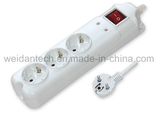 3/4/5/6 Ports Euro Germany Power Strip with Surge Protector