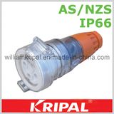 IP66 4 Pin 32A Waterproof Industrial Socket