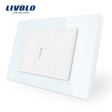 Livolo New Type Us/Au Universal Tel Wall Socket Vl-C91t-11