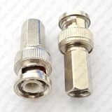 BNC Male Twist-on RG6 Rg59 Coax Cable Connector for CCTV Security Camera
