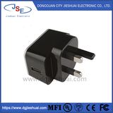USB Wall Charger (UK Plug) , UK 3 Prong Plug Power Adapter 1 Port USB 2.4A, Fast Charge for Mobile Phone