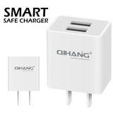 2.4A Double USB Fast Mobile Phone Adapter Travel Charger
