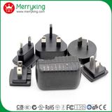 Au/EU/UK/Us Interchangeable Plug 5V 2A Wall Mount USB Universal Charger