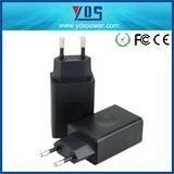 USB AC EU Wall Plug Charger Mobile Phone Fast Charger