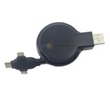 3 in 1 Extension Cable Cord Charger for iPhone 8 for iPad Self Locking