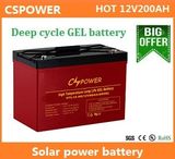 Renewable Energy 12V200ah Deep Cycle Gel Battery, China Manufacturer