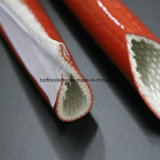 Silicone Fiberglass Fire Sleeve with Hook and Loop Closure