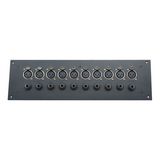 10 Port Cable Box with 10 XLR Female Connector Connectivity Box (9.2103)