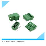 3.5mm Pitch Right Angle 4way/Pin Screw Terminal Block Connector Pluggable Type