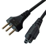 Swiss AC 3 Prongs Power Cord with C5 Connector