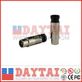 IEC Male Compression Connector for Rg59 RG6 Coaxial Cable