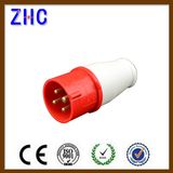 32A 3 Phase Eearth Connecting Mobile Plug for Cable