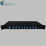 8+1 Channel Mux/Demux Fiber Optic DWDM Rack