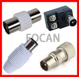 TV Connector, TV Antenna Plug, 9.52mm TV Plug, TV Adaptor, 9.0mm TV Plug,