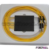 Low Pdl Fiber Optical PLC Splitter with ABS Box 1X8