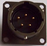 Ms3112e14-5p Bayonet Coupling Panel Receptacle