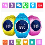 Waterproof Kids GPS Tracker Watch with GPS+Lbs+WiFi Position (D11)