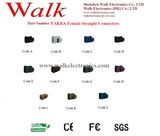 Fakra Female Straight, Fakra Female Connector for Rg174, Rg178, Rg316, Rg58 Cable, Antenna Cable Connector, RF Connector