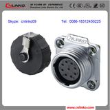 Cable Connector IP67 Panel Mount 9pin Socket