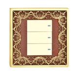 Brass Push Button Switch with Classic Patterns